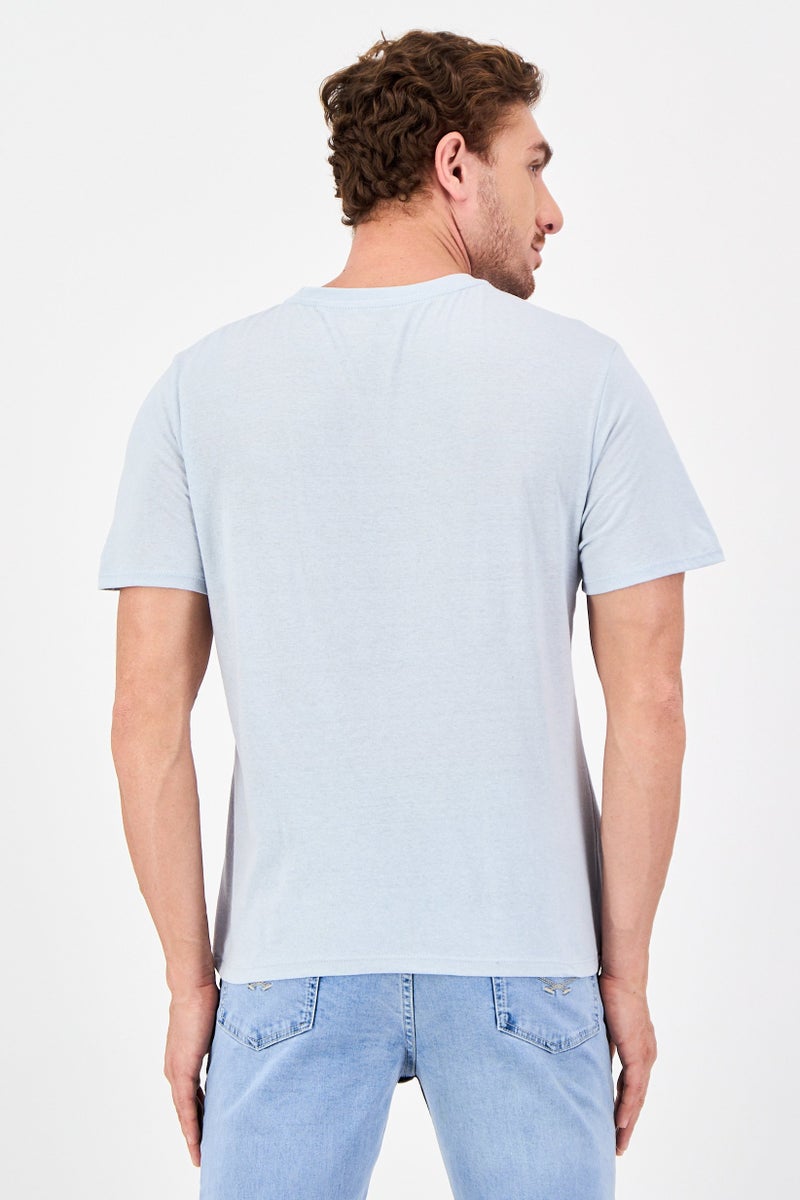 Frye تي شيرت رجالي بأكمام قصيرة بياقة دائرية 4 قطع بشعار العلامة التجارية، متعدد الألوان - Image 5